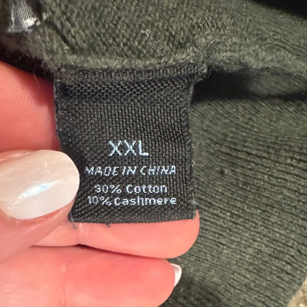 Marc Anthony Olive V-Neck Sweater - Size XXL